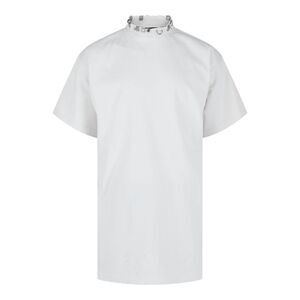 Balenciaga Oversized Distressed Pierced T-Shirt White Mens